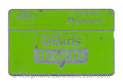 BTA004: Bird's Desserts - BT Phonecard