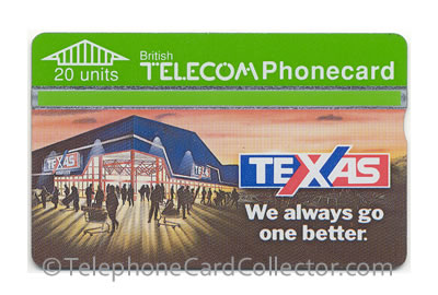 BTA015: Texas Homecare - BT Phonecard