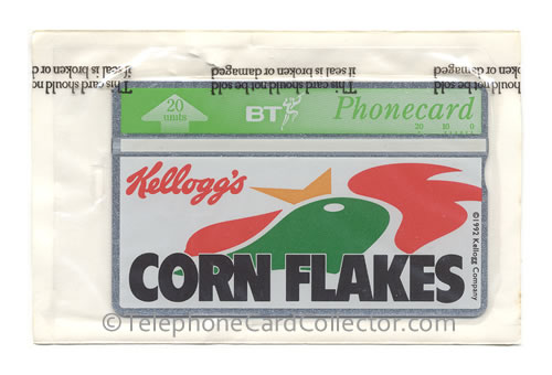 Kellogg's Cornflakes BT Phonecard