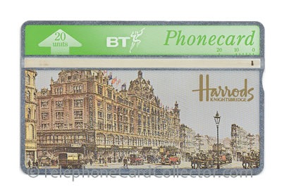 BTA087: Harrods - BT Phonecard