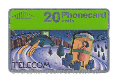 BTC029: Christmas 1990 20unit - BT Phonecard