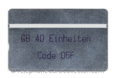 GB 40 Einheiten Code 06F
