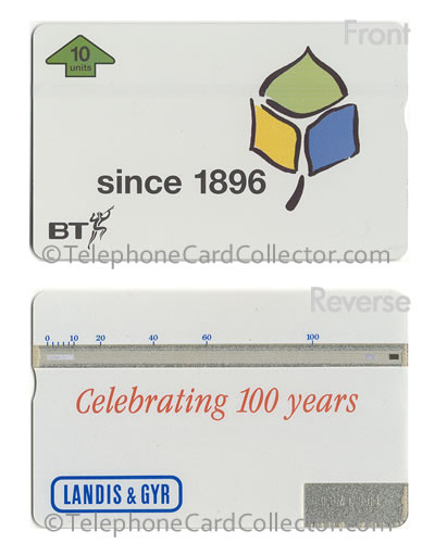 BTP427: Landis & Gyr Centenary - BT Phonecard