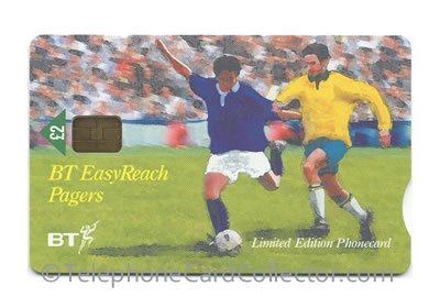 PRO394: BT EasyReach Pagers - World Cup 1998 - Scotland - BT Phonecard