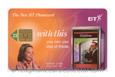 PUB003: £2 1st National Issue - BT Phonecard